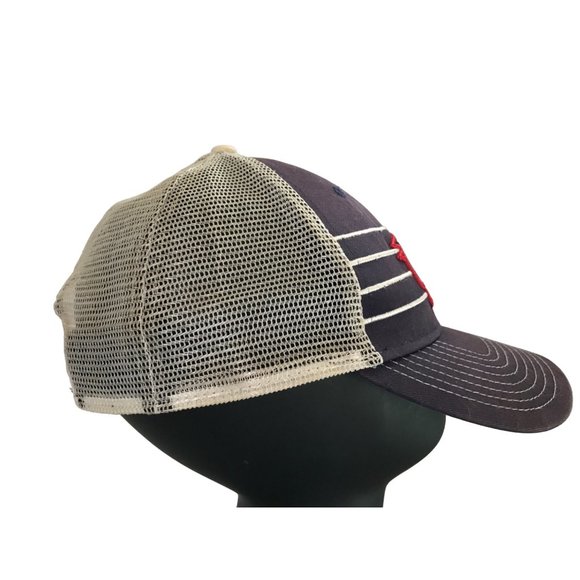 USA Fly Your Own Flag New Era Rare Distressed Snap Back Back Cap Hat Lid Trucker - Picture 5 of 7